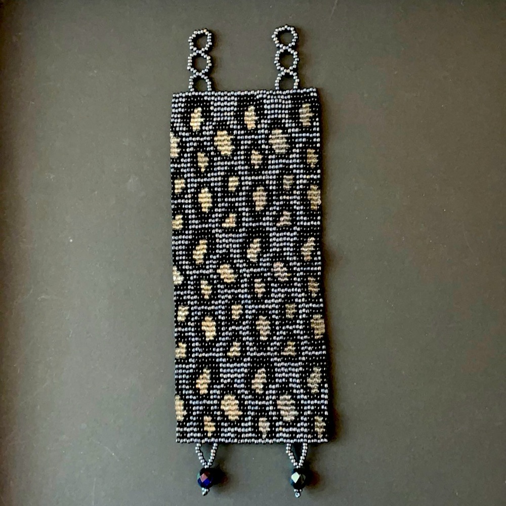 Beaded cuff bracelet from Olivia’s jewelry from South of France- Handmade